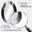 Abstract Geometric Black And Yellow III - Black Modern Oval Wall Mirror-102135826
