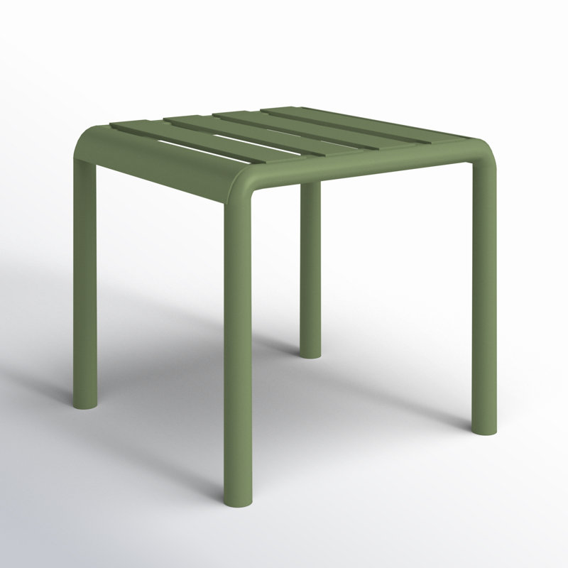 Table d'appoint d'extérieur 16 po Ruta Paris, Vert olive