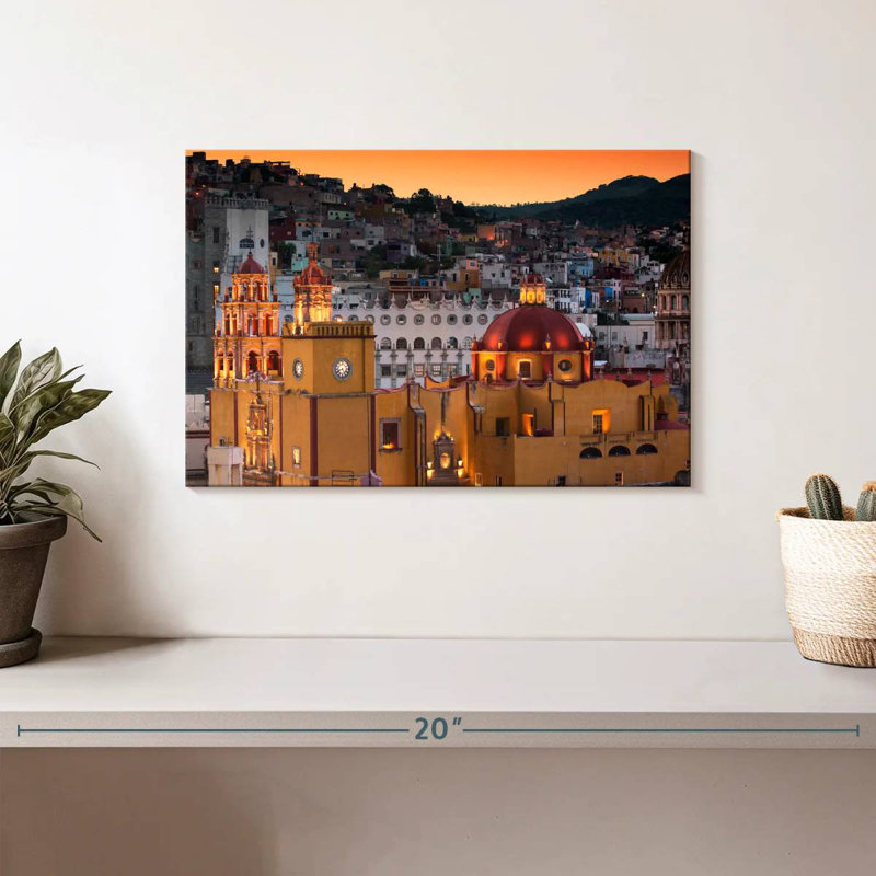 Ravi Guanajuato au coucher du soleil, H 8 po x l 12 po