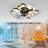 19.7'' Light Ceiling Fan With Lights Remote Control With Modern Butterfly Design Styling,  Timing Function, Noiseless