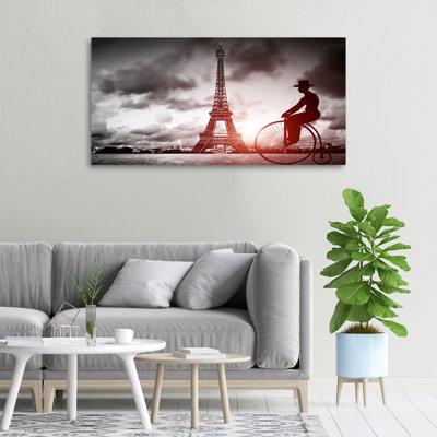 Eiffel Tower Paris - Wrapped Canvas Print