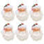 Jolly Santa Head Ornament, 6.5 Inches