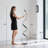59" Led Dimmable Novelty Floor Lamp With Remote Control