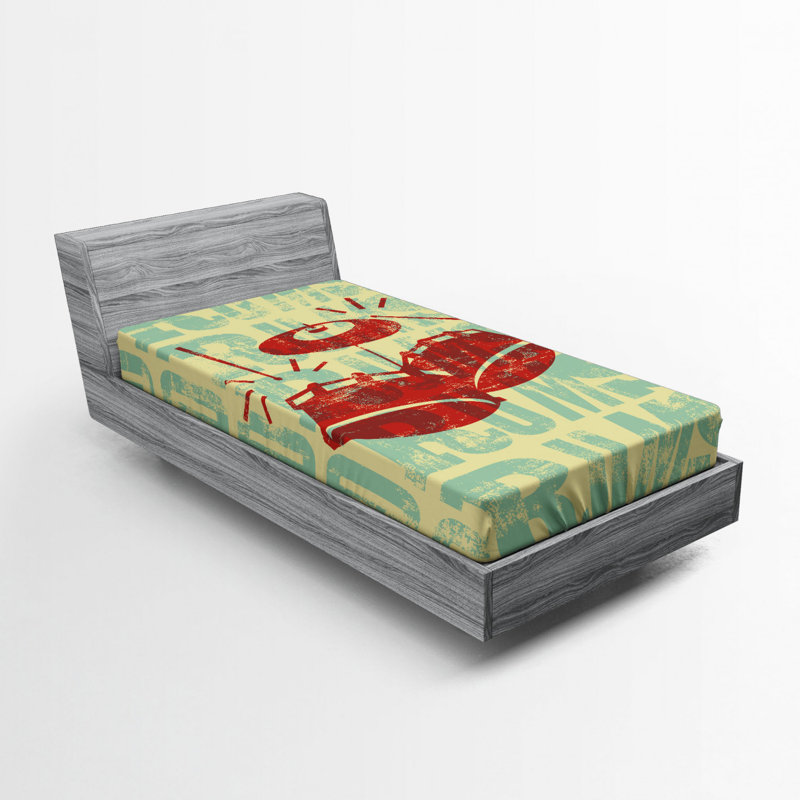 Microfiber Fitted Sheet, Twin Fitted Sheet