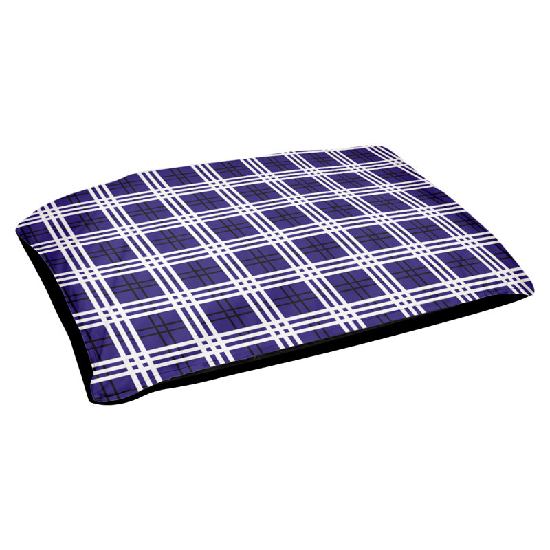 Lit pour chat Baltimore Designer, Moyen L 42,5 po x l 32,5 po, Mauve/blanc, Utilisation intérieure seulement