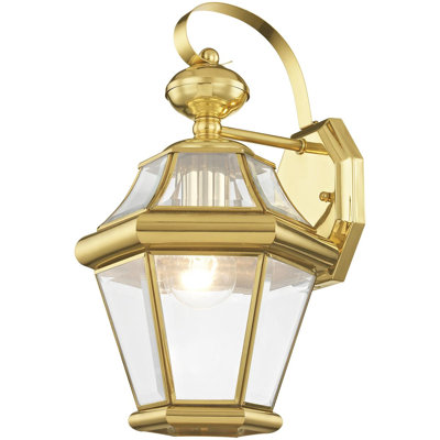Luminaire suspendu pour lanterne murale d'extérieur 4 lumières avec abat-jour en verre biseauté transparent
