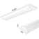 4FT LED Wraparound Puff Lights, 50W 5500LM, Dimmable With 3 Colour Temperatures, Flush Mount Ceiling Lights For Kitchen, Laundry, Office, White