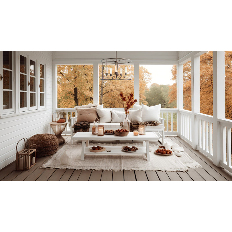 Portico 5 - Light Outdoor Pendant, Coastal Bronze, Seeded Clear Glass