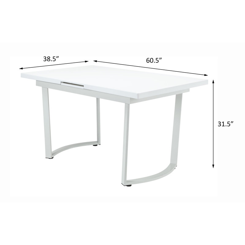 Table de salle à manger extensible Cynarra