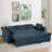 84" Reversible Sectional Pull-Out Sofa Bed With Adjustable Backrest,Suede Leather Modern L-Shape Sofa With Storage Chaise, 3-Seat Convertible Couch With Usb Charging Port For Living Room, Apartment, House-1290277837