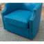 ° Fauteuil pivotant en cuir Pu Mid-Century moderne pour les espaces de vie