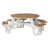 Natural Teak/White