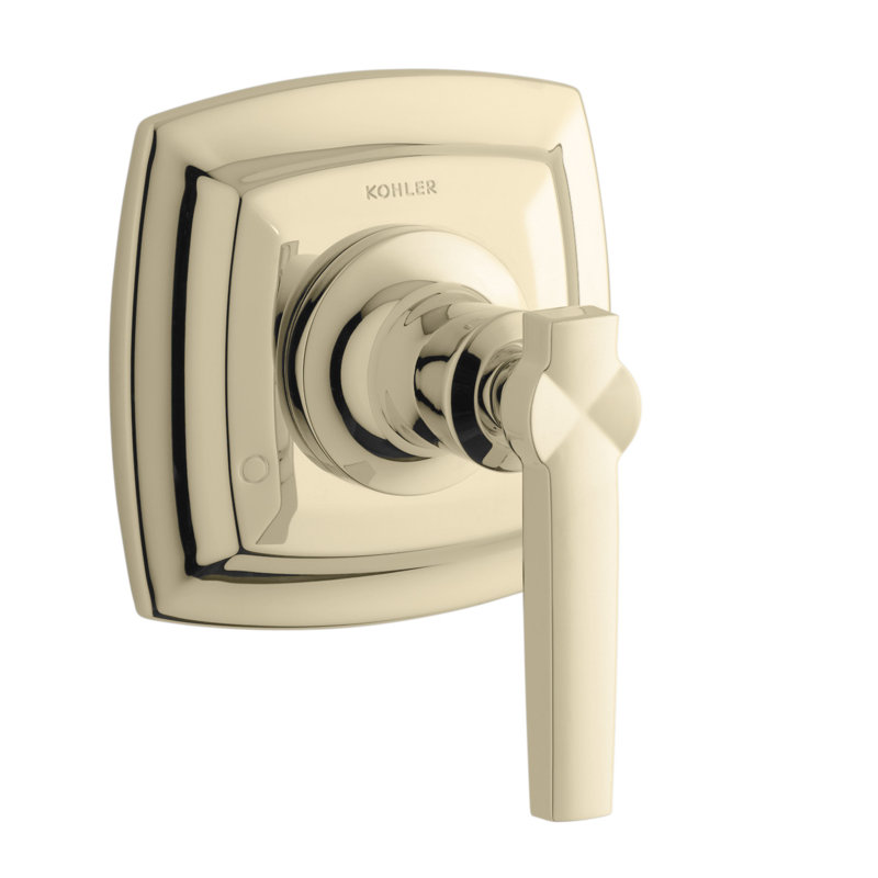Margaux Valve Trim with Lever Handle for Transfer Valve, Requires Valve, Or éclatant de style français