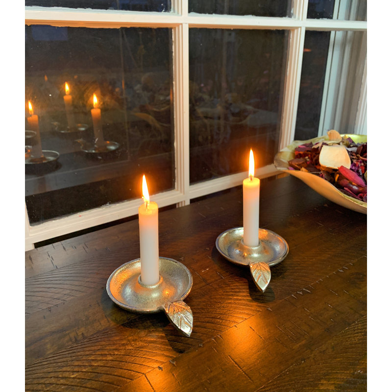 Plat de table en métal 1,5 po, Argent