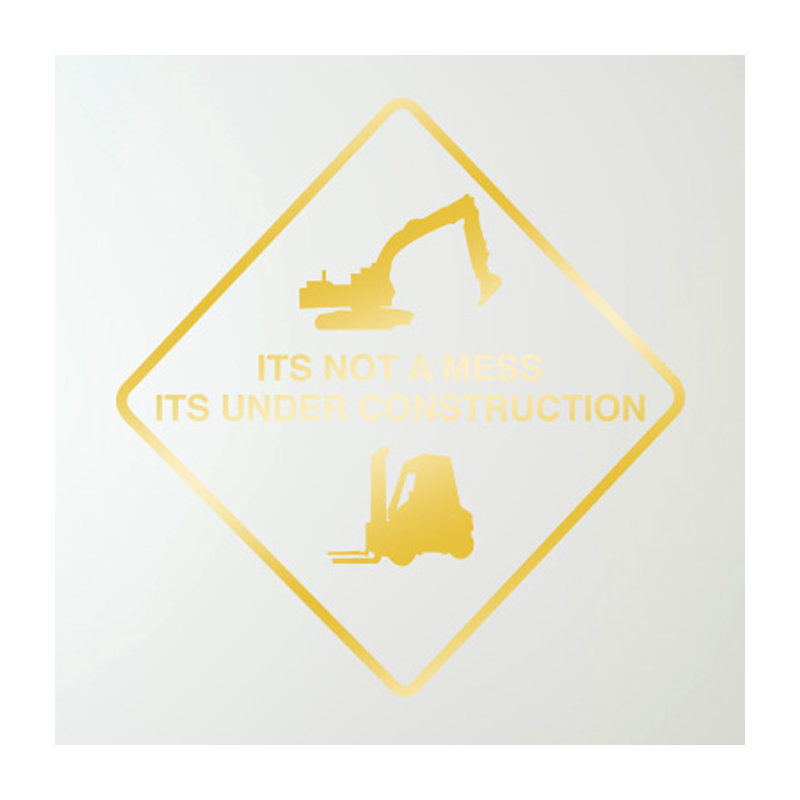 Wall Decal, Shiny Gold