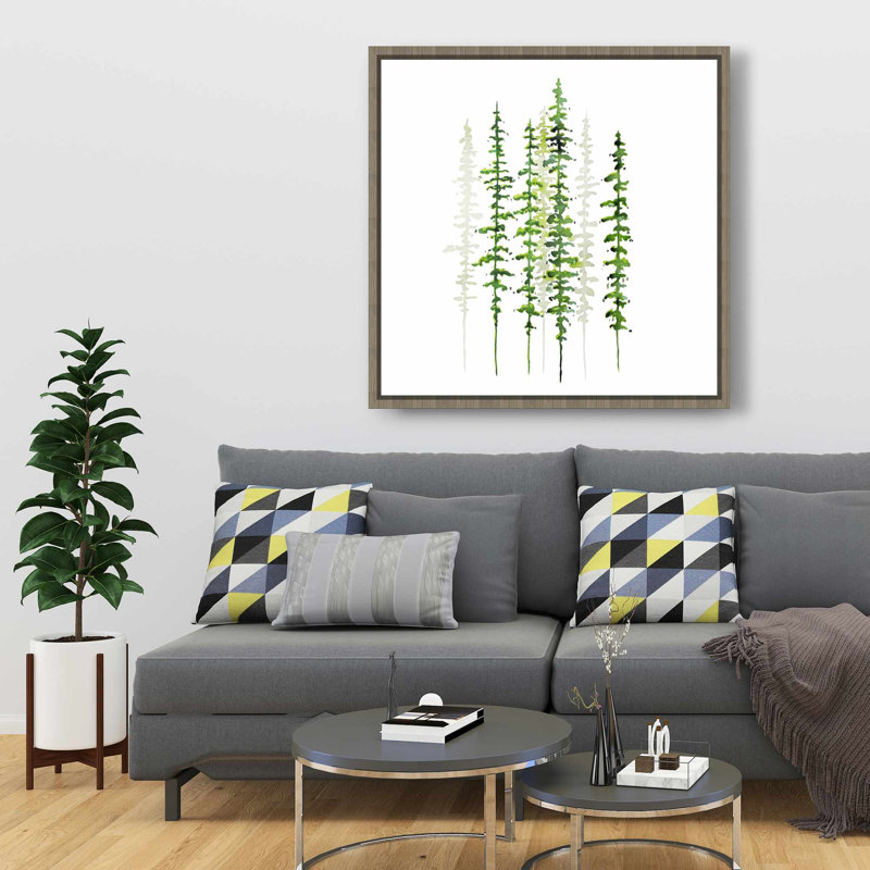 Minimalist Trees - Toile encadrée scandinave pour la décoration intérieure