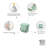 Brabantia Sort & Go Kitchen Composter, Plastic 0.8 Gallon (3 Liter)-87395881