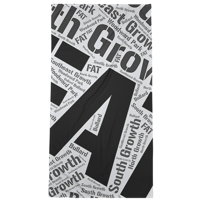 Bath Towel, Black, Microfiber, Fresno