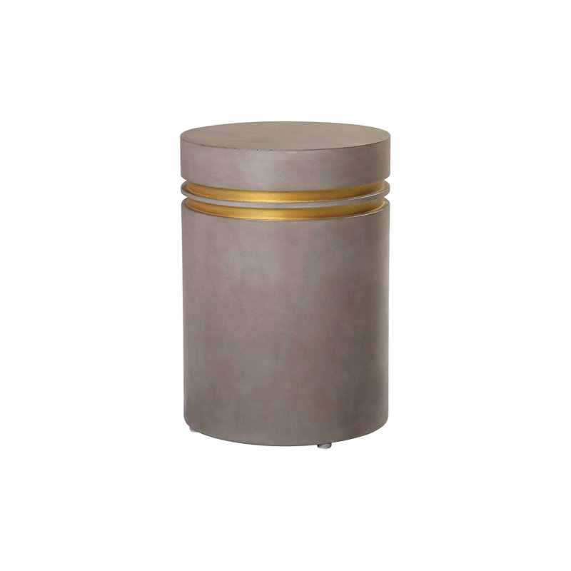 Table d'appoint Perpetual, Gris ardoise, 15''