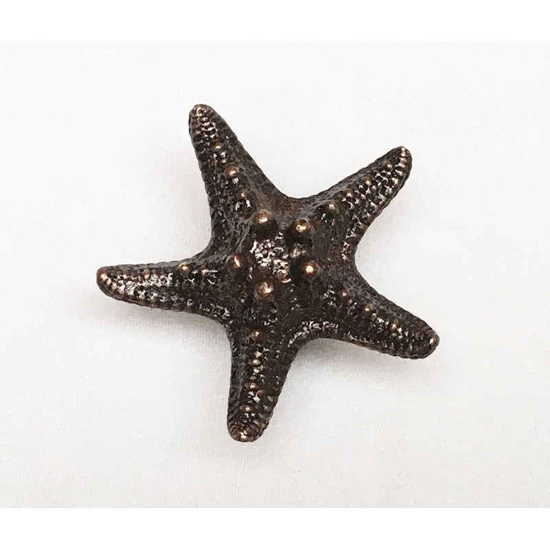 Poignée fantaisie tropical surdimensionnée 2 3/8 po, Bronze