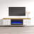 Floating 70.9" Modern TV Stand with Electric Fireplace, High Gloss Finish, Wall-Mounted-71337405