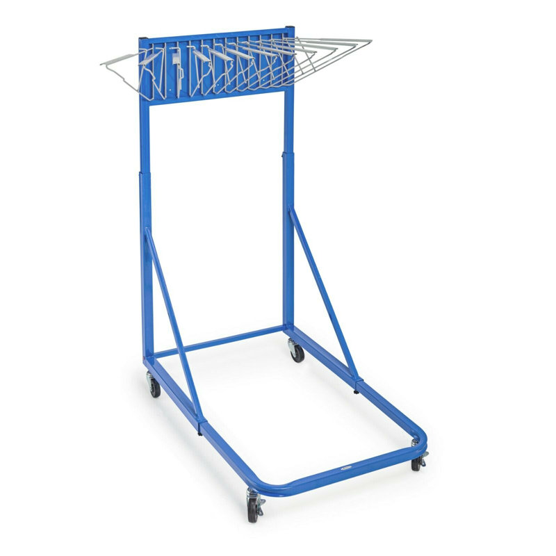 Support de rangement vertical en acier, Blue