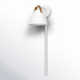 Bryes Single Light Steel Dimmable Plug-in Swing Arm Sconce