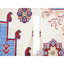 Tapis ivoire spécial en laine noué à la main 10 pi x 13 pi 3 po Kazak 10E x D 5118F6438
