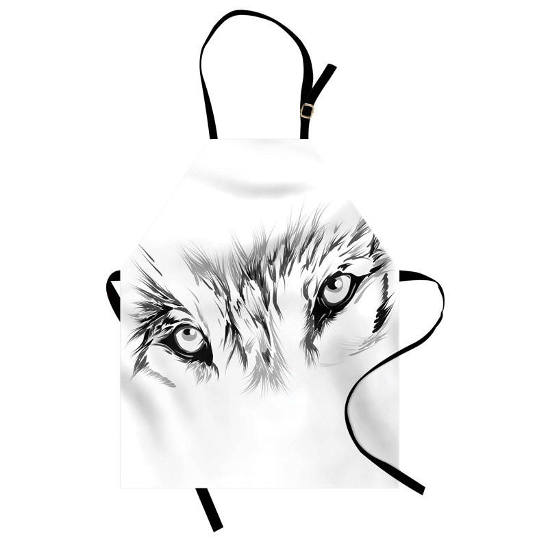 No Pattern Bib Apron
