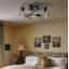 Ventilateur de plafond encastré rustique avec moteur CC réversible 6 vitesses Rustic Farmhouse