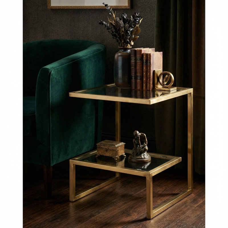 Table de bout avec rangement Ellesmere