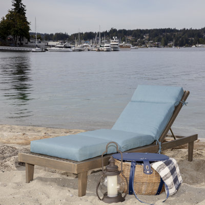 Arden Selections Oceantex Outdoor Chaise Lounge 4" Cushion