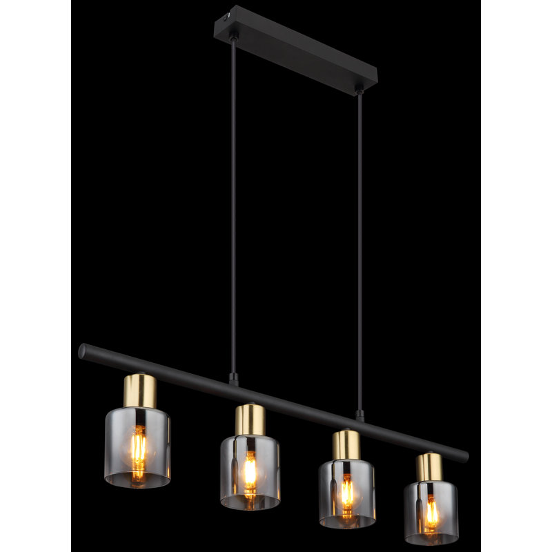 4 - Light Matte Black Pendant