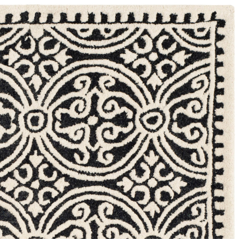 Cambridge Hand Tufted Wool Geometric Rug, Rectangle 3' x 5'