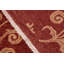 Tapis rouge floral en laine noué à la main 8 pi 10 po x 11 pi 5 po Floral