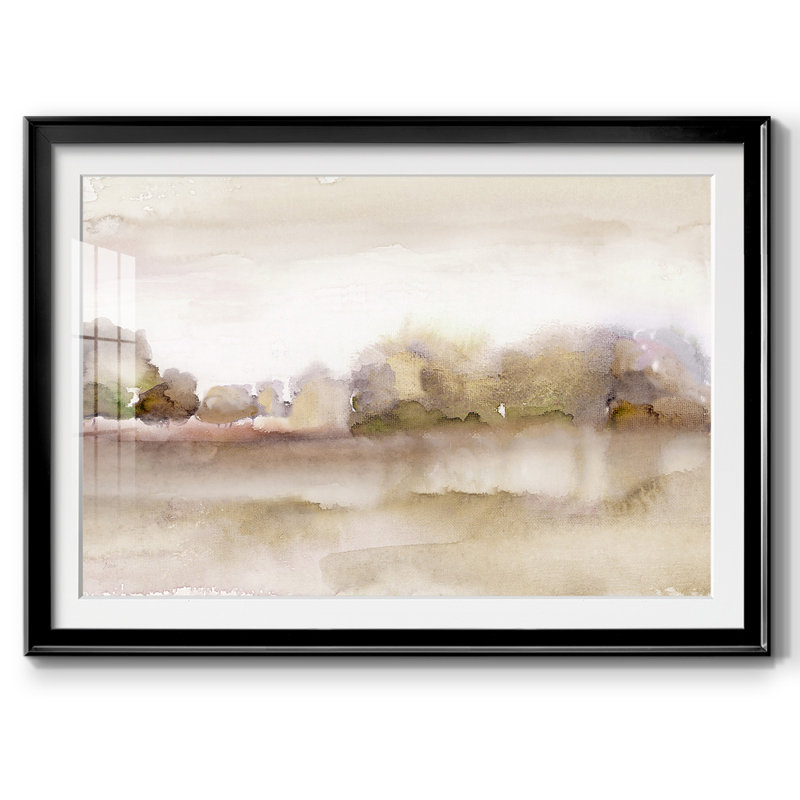 Couleurs d'automne encadrées sur papier, Noir, H 15 po x l 21 po x P 1,5 po