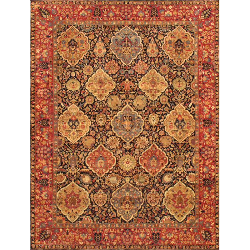 Oriental Area Rug, Rectangle 8'11" x 11'10"