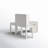 Annmarie 5 Piece Solid Wood Computer Desk Office Set