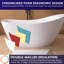 Baignoire autoportante en acrylique