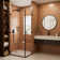 Crozet Pressure Balance Shower System with 10-Inch Rain Shower Head and 3-Spray Hand Shower (Valve Included)