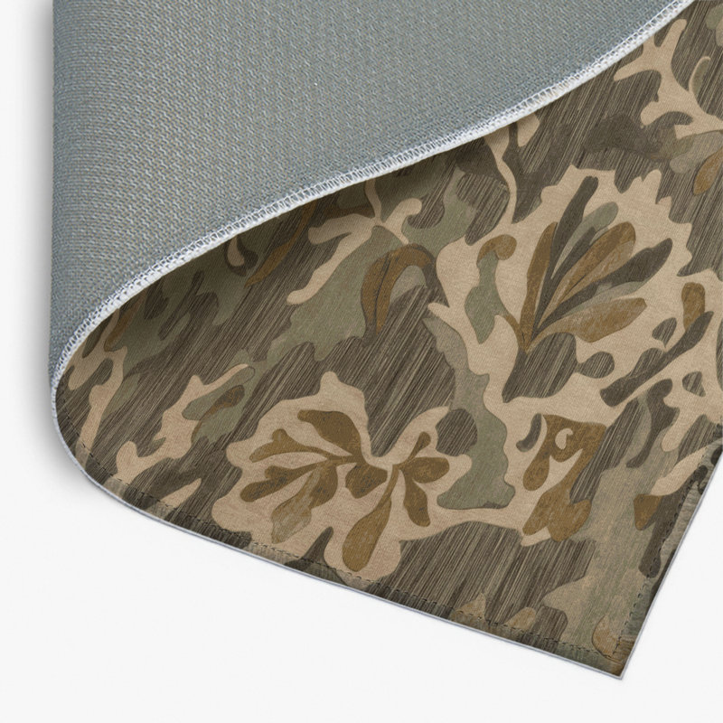 Nature Brown Indoor and Outdoor Area Rug, Rectangle 2' x 3'