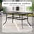 Aivo 6 - Person Rectangular Outdoor Patio Dining Set with Umbrella, Cushions & Pillows-1138485748