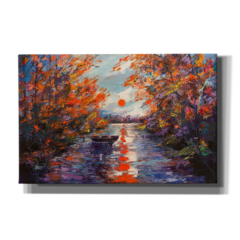 «Fall Of Leaves», art mural sur toile, H 26 po x l 40 po x P 0,75 po