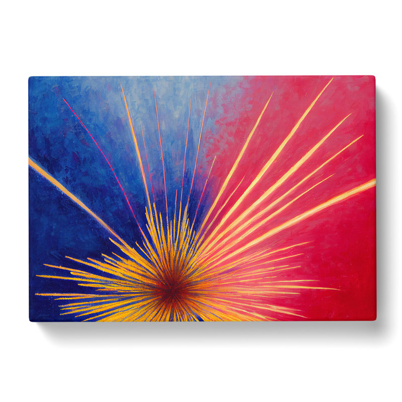 Fantastic Fireworks - Wrapped Canvas, 50cm H x 76cm W x 3cm D
