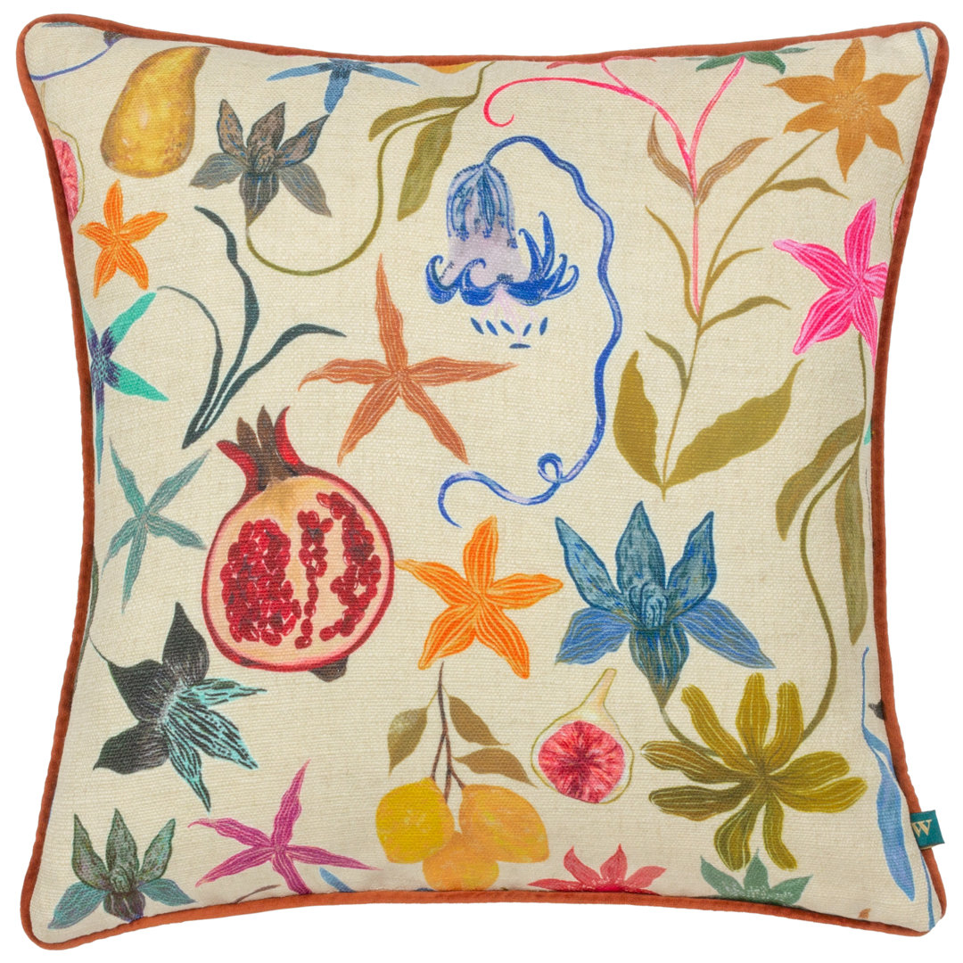 Anglica Floral Square Throw Cushion Cover