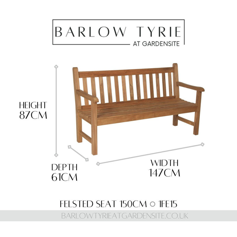 Felsted Outdoor Teak Bench