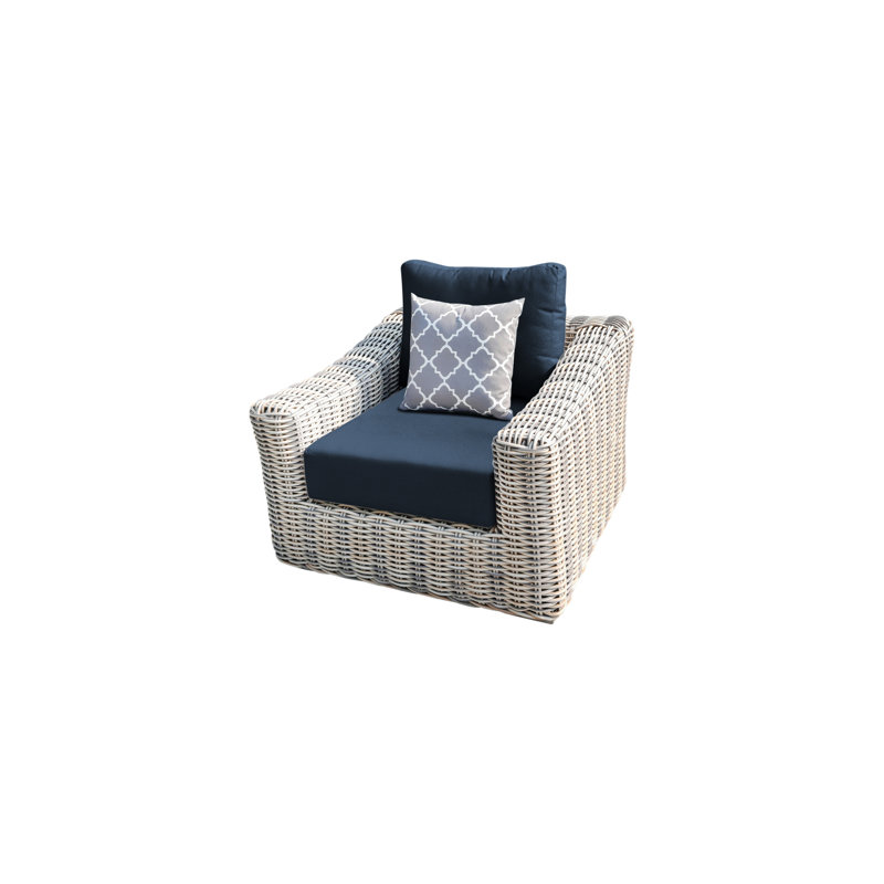 Sommerville Patio Chair with Cushions, Blue