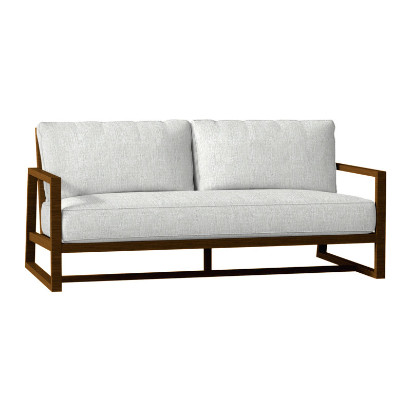 Causeuse Avondale, Welt + bourre standard, Aluminium Avondale, Bali perle