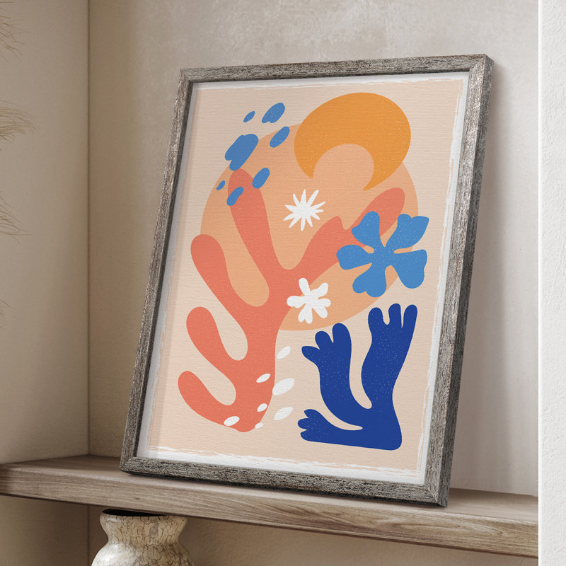 Matisse CDL XXI, reproduction d'art encadrée - bois massif, H 11 po x l 9 po