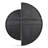 Meridian Wall Décor Black